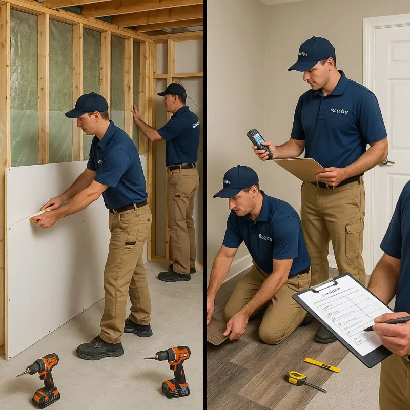 Repairs and Reconstruction process in Independence, WI